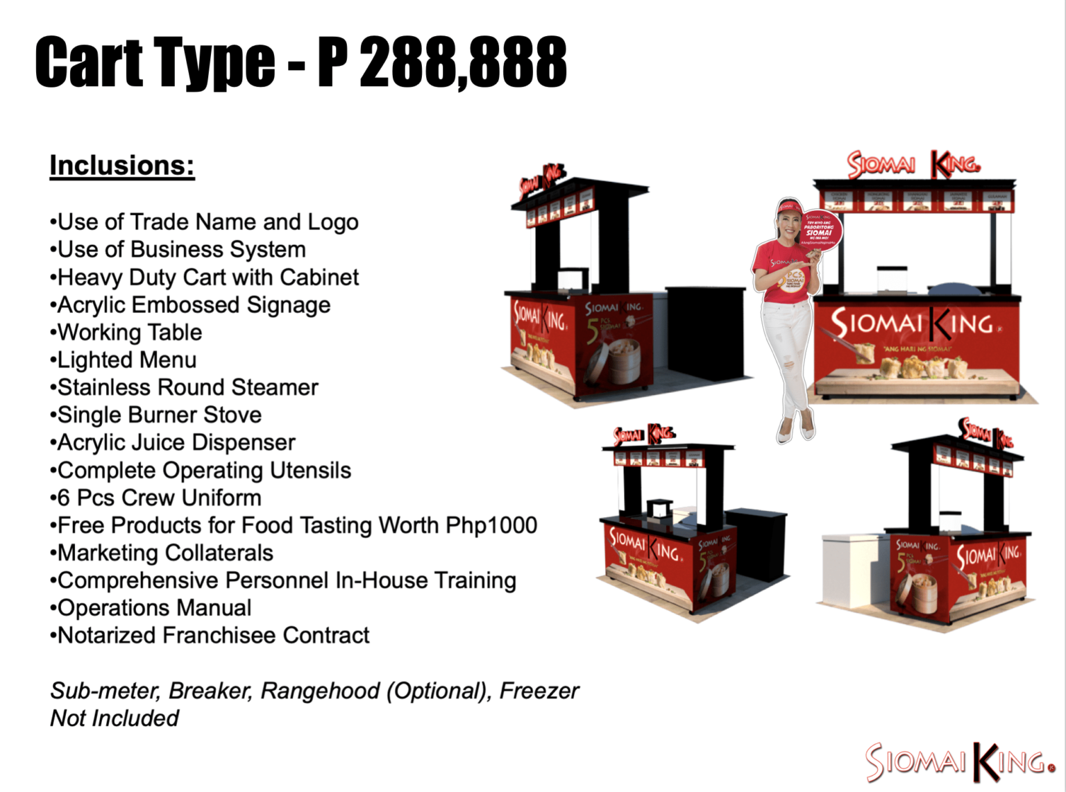 Siomai King Food Cart Siomai King Franchising