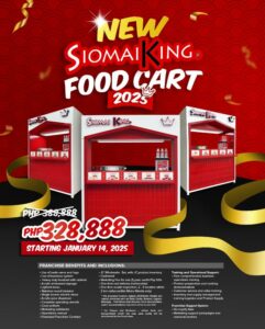 NEW AND IMPROVED SIOMAI KING FOOD CART 2025