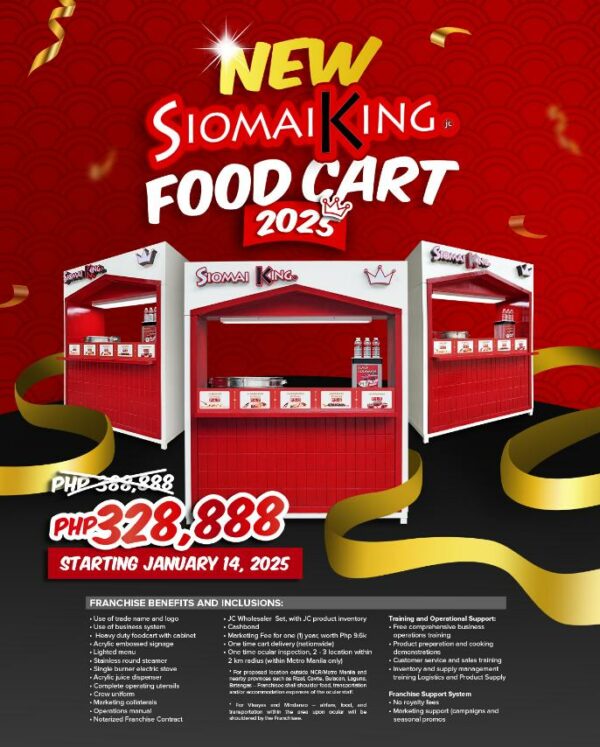 New and Improved Siomai King Food Cart 2025