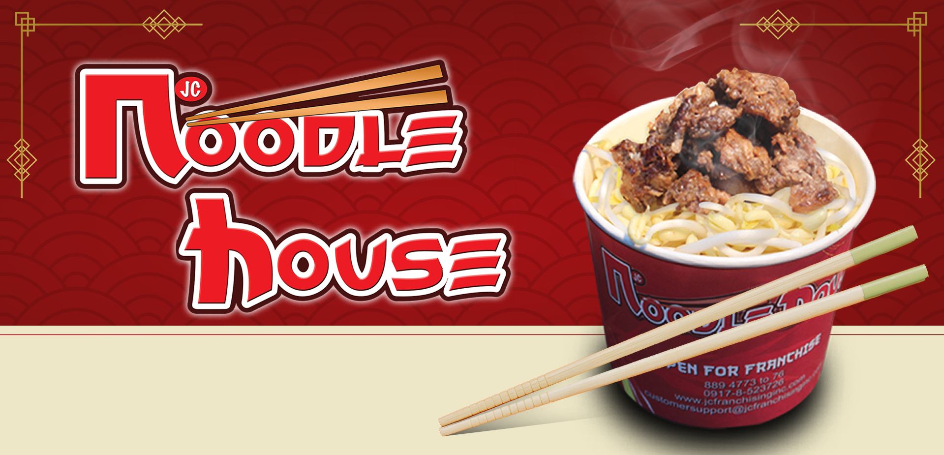 How to franchise Noodle House Food Cart