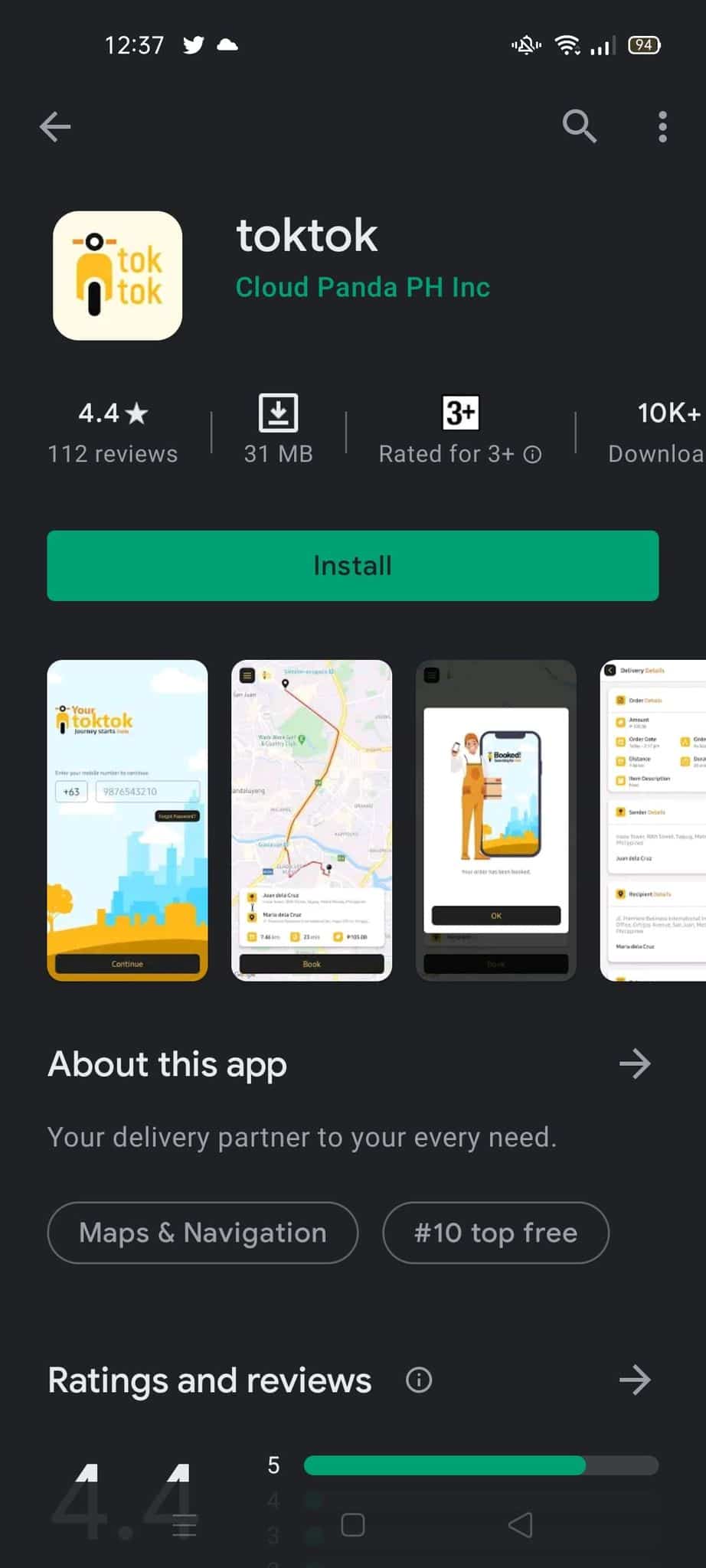 TokTok App Android