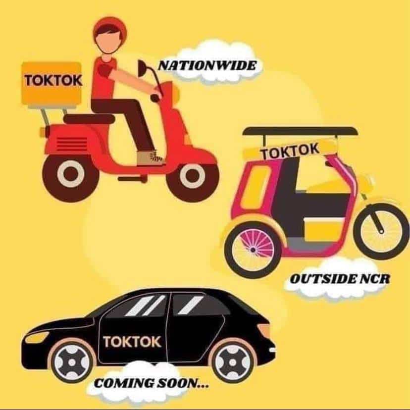 TokTok PH Delivery Service Car, Food & Tricycle