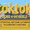 toktok goes 4-wheels