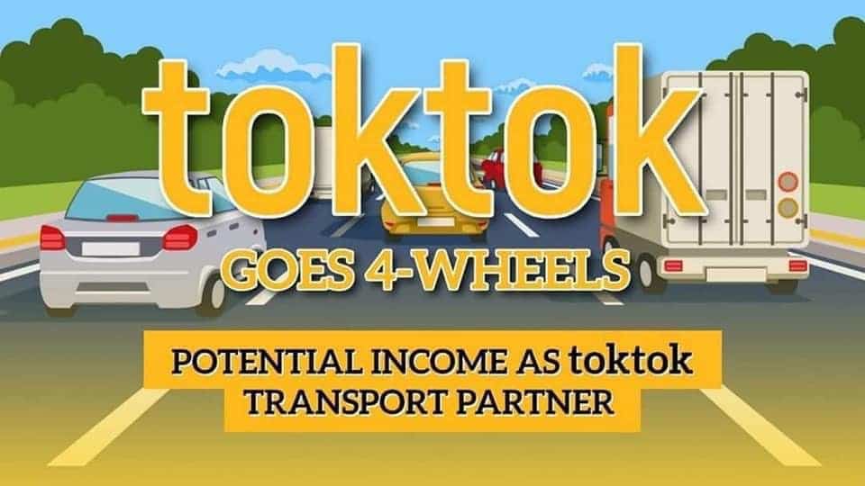 toktok goes 4-wheels