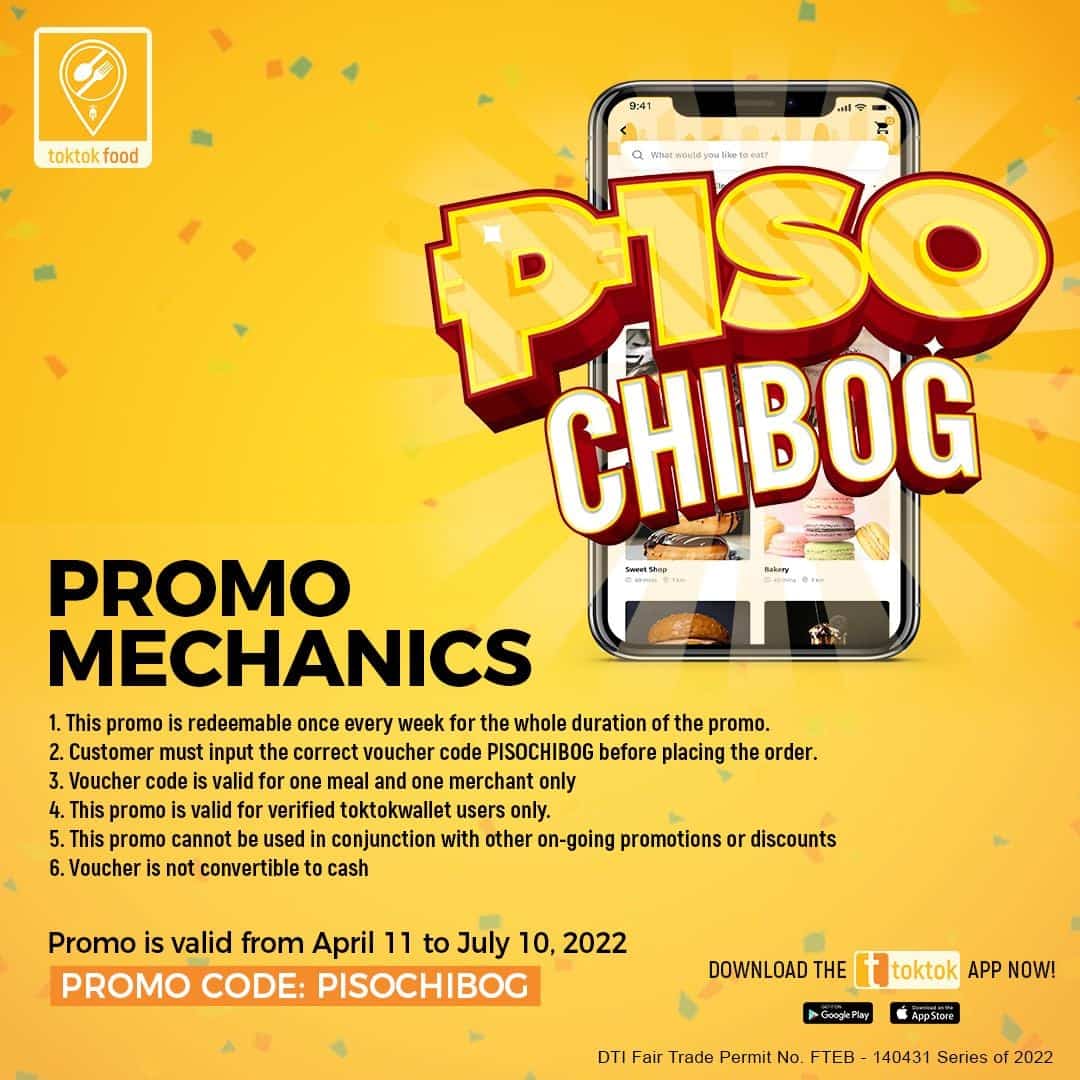 Piso Chibog Promo Mechanics