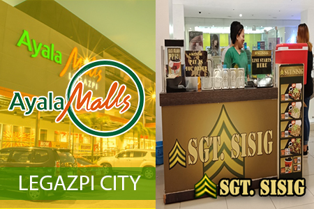 Ayala Mall Legazpi City Sgt Sisig Branch